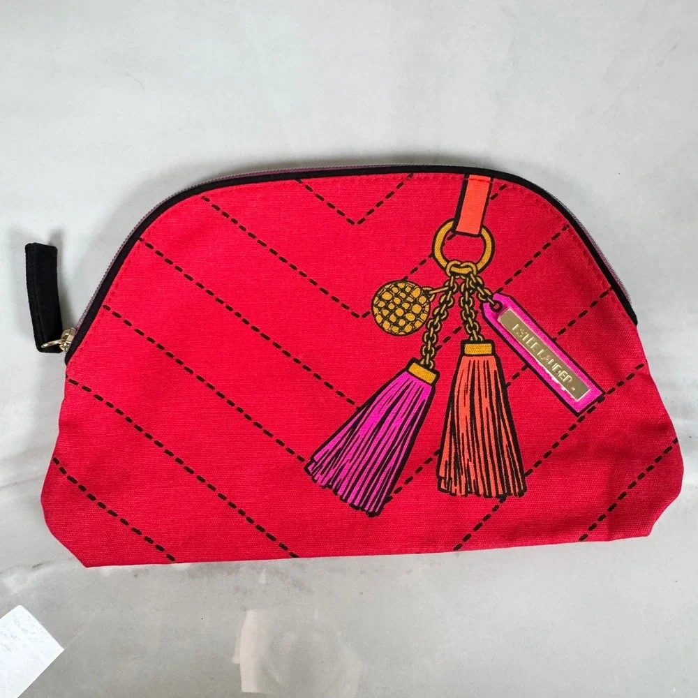 Lot‎ of 7 Novelty Cosmetics Bags Pouches Makeup Organizers Estee Lauder Clinique